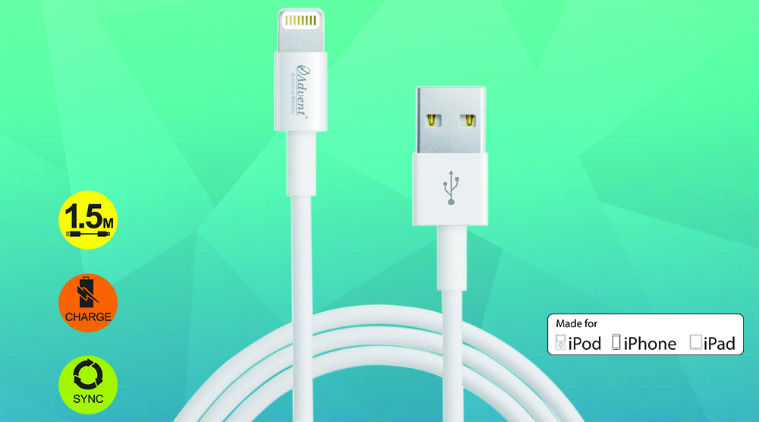 Advent unveils MFI lightning cable for Apple devices at Rs 900 ...