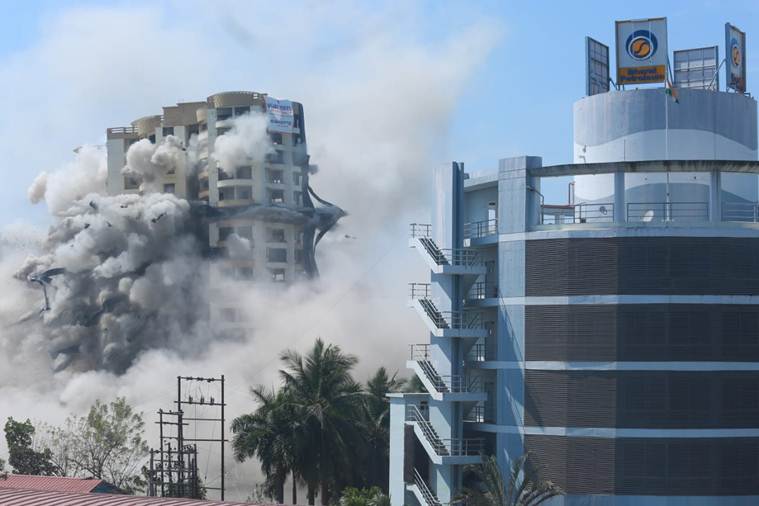 Maradu flats demolition Highlights Last of the 4 illegal apartment