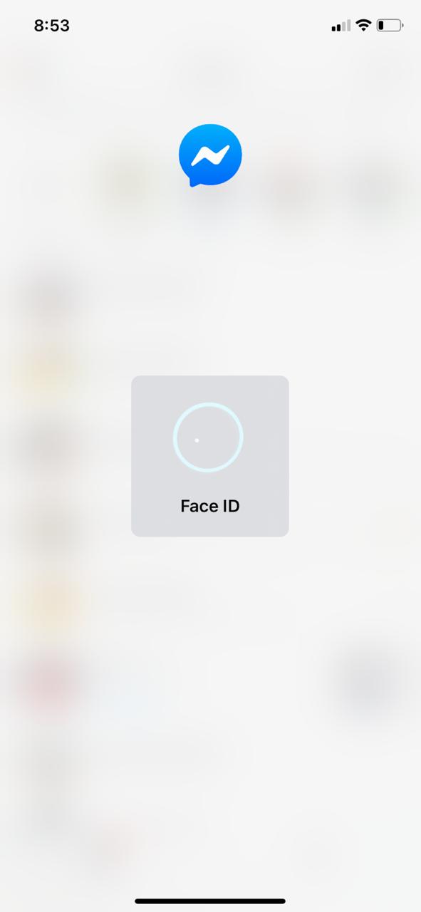 How to lock Facebook Messenger on iPhone using FaceID or Touch ID