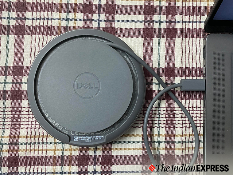 Dell’s mobile adapter speakerphone is a great accessory for Zoom calls