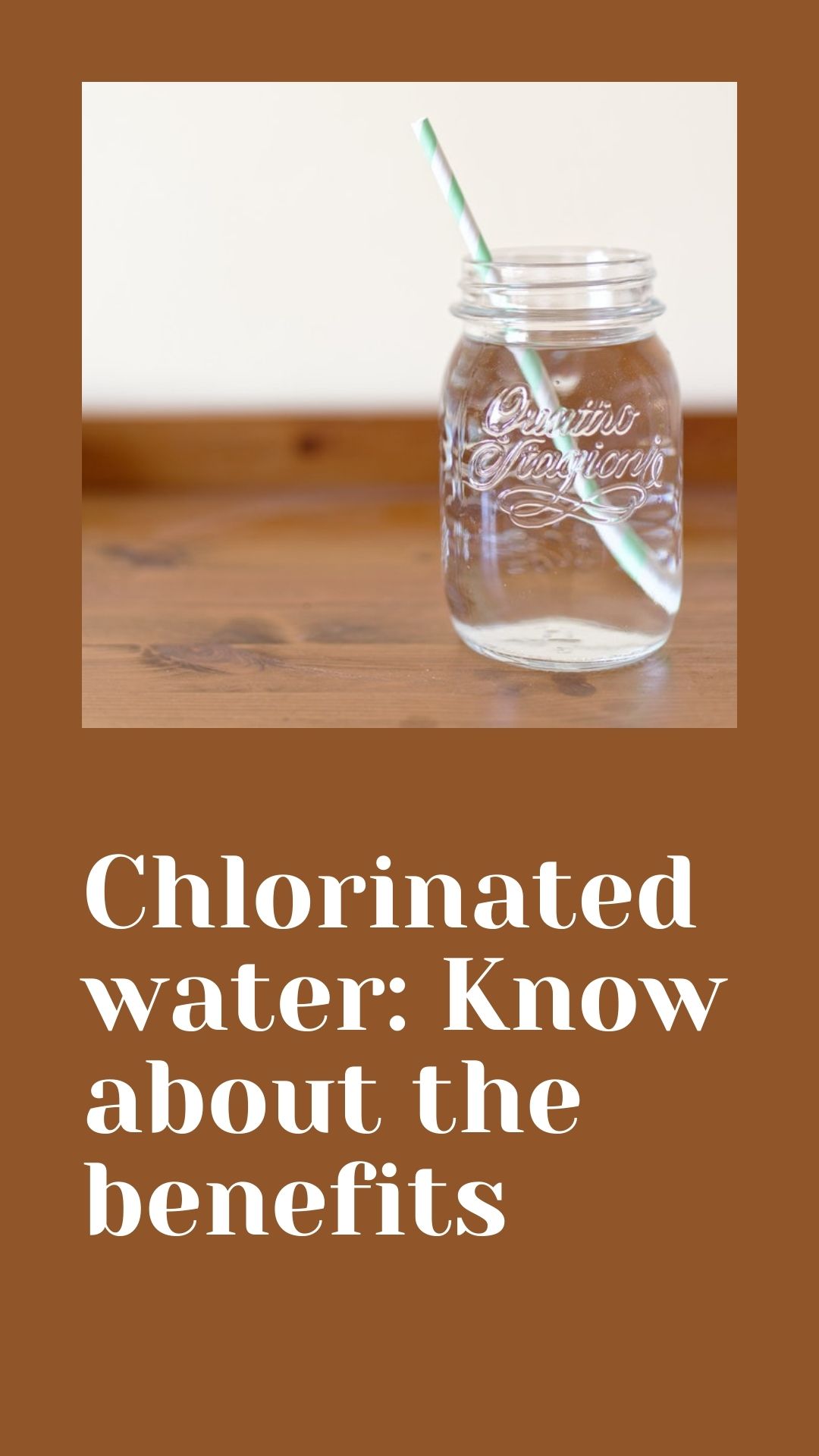 Chlorinated water Know about the benefits The Indian Express