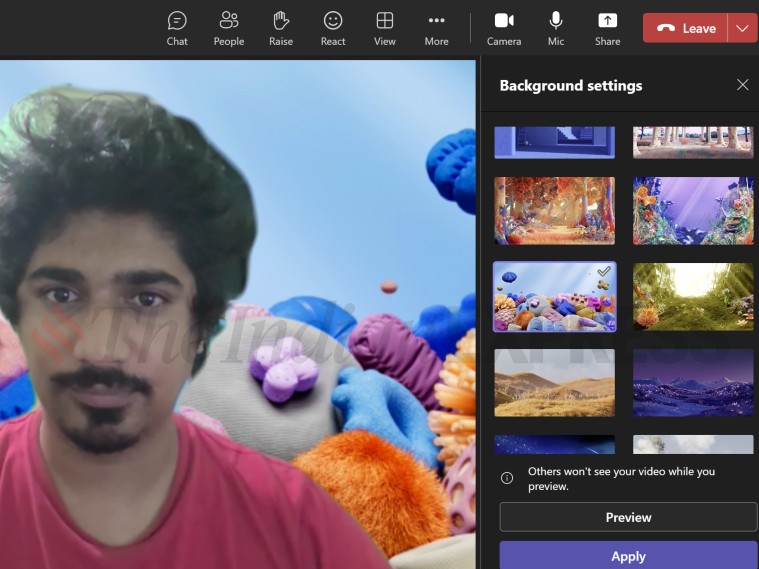 Microsoft Teams How to setup dynamic animated background Technology
