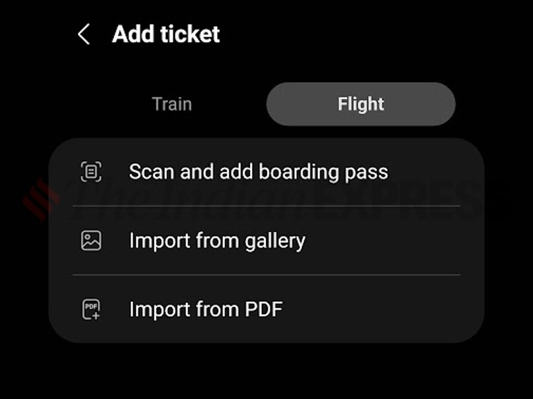 How to add flight ticket/boarding pass to Samsung Wallet Technology