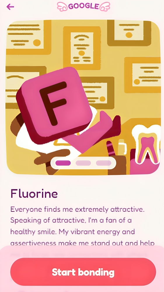 Valentine’s Day Google Doodle Find your perfect elemental match, a