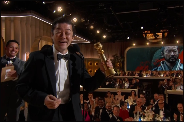 Golden Globe for Best Supporting Actor (TV) goes to Tadanobu Asano